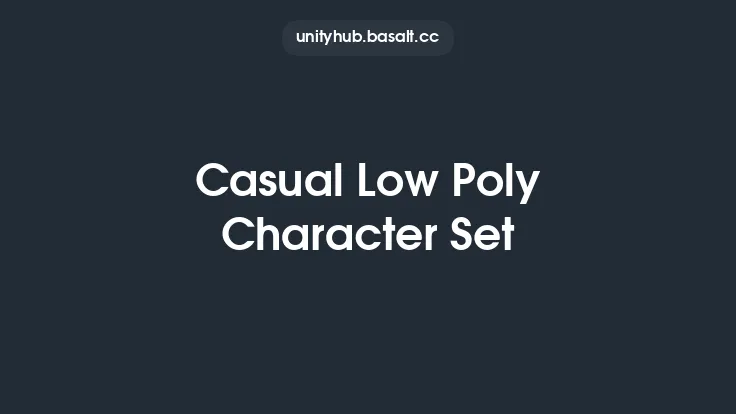 Casual Low Poly Character Set Thumbnail