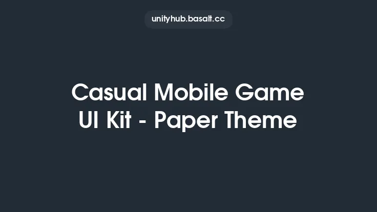 Casual Mobile Game UI Kit - Paper Theme Thumbnail