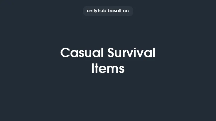 Casual Survival Items Thumbnail
