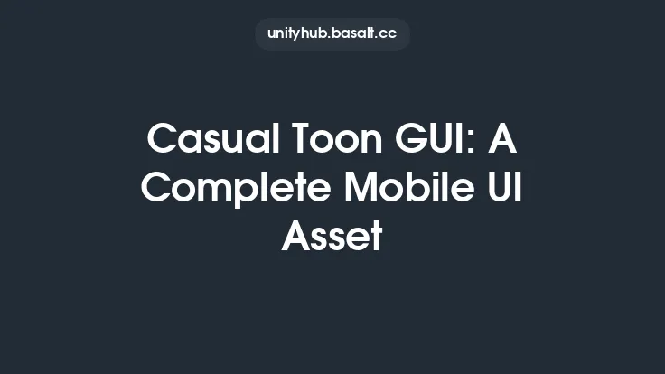 Casual Toon GUI: A Complete Mobile UI Asset Thumbnail