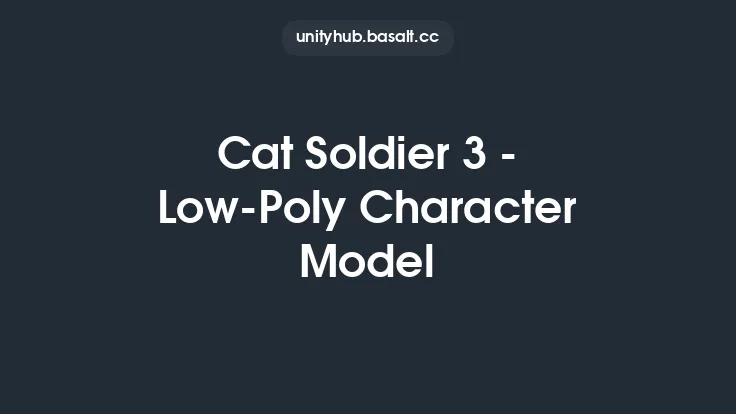Cat Soldier 3 - Low-Poly Character Model Thumbnail