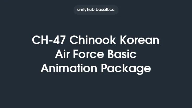 CH-47 Chinook Korean Air Force Basic Animation Package Thumbnail
