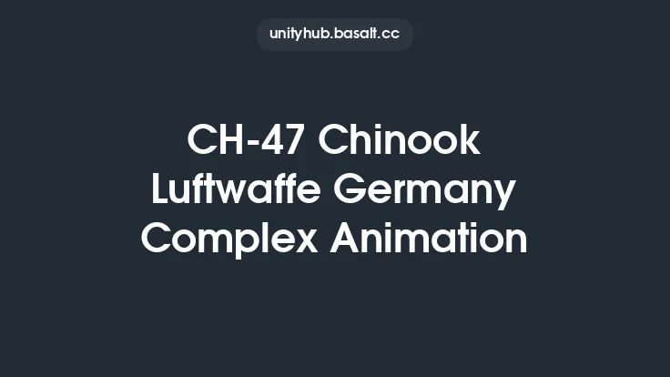 CH-47 Chinook Luftwaffe Germany Complex Animation Thumbnail