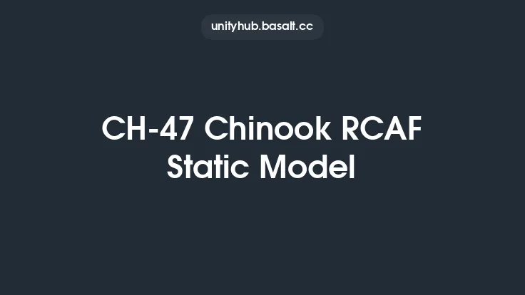 CH-47 Chinook RCAF Static Model Thumbnail
