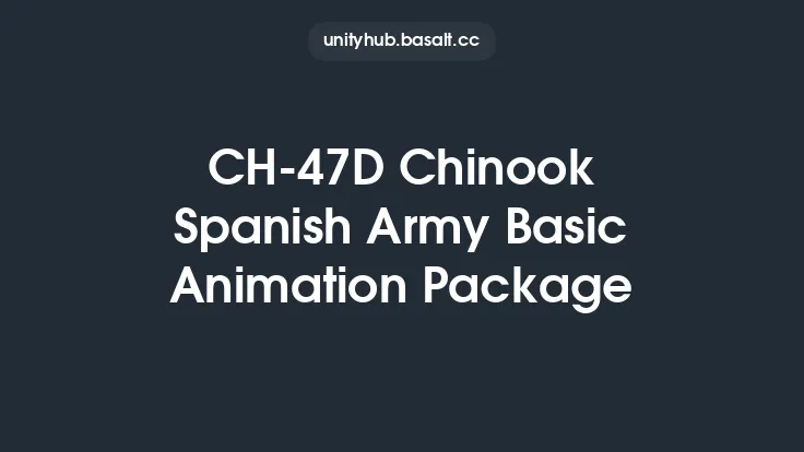 CH-47D Chinook Spanish Army Basic Animation Package Thumbnail