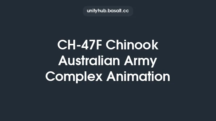 CH-47F Chinook Australian Army Complex Animation Thumbnail
