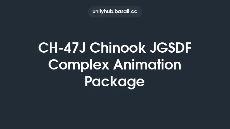 CH-47J Chinook JGSDF Complex Animation Package Thumbnail