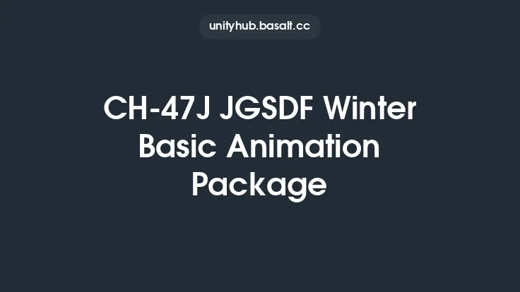 CH-47J JGSDF Winter Basic Animation Package Thumbnail