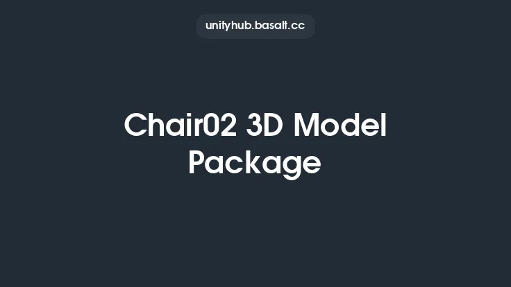 Chair02 3D Model Package Thumbnail