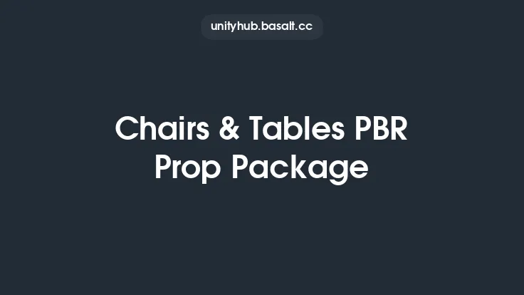 Chairs & Tables PBR Prop Package Thumbnail
