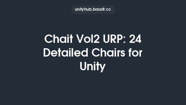 Chait Vol2 URP: 24 Detailed Chairs for Unity Thumbnail