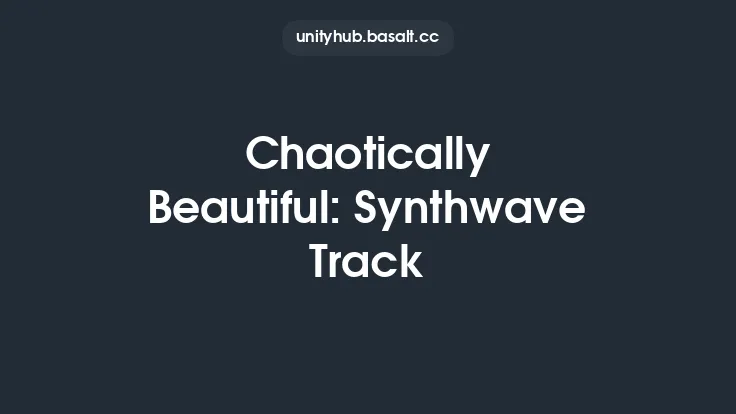 Chaotically Beautiful: Synthwave Track Thumbnail