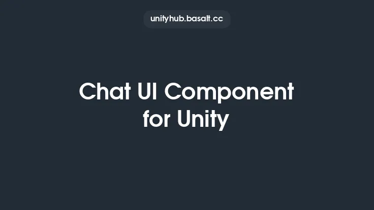 Chat UI Component for Unity Thumbnail