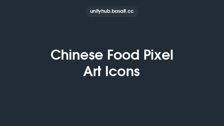 Chinese Food Pixel Art Icons Thumbnail