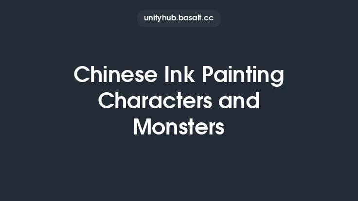 Chinese Ink Painting Characters and Monsters Thumbnail