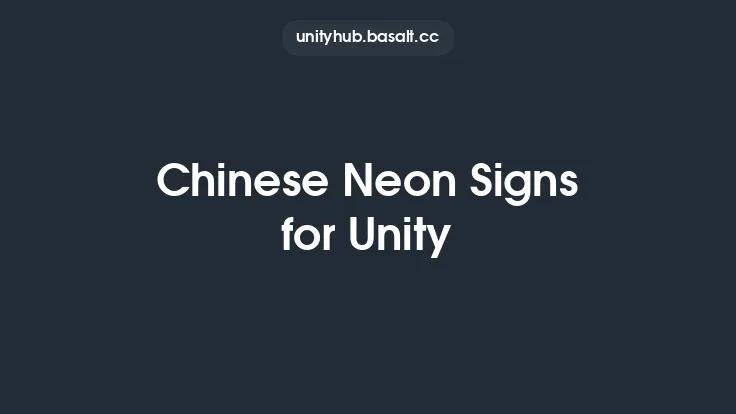 Chinese Neon Signs for Unity Thumbnail