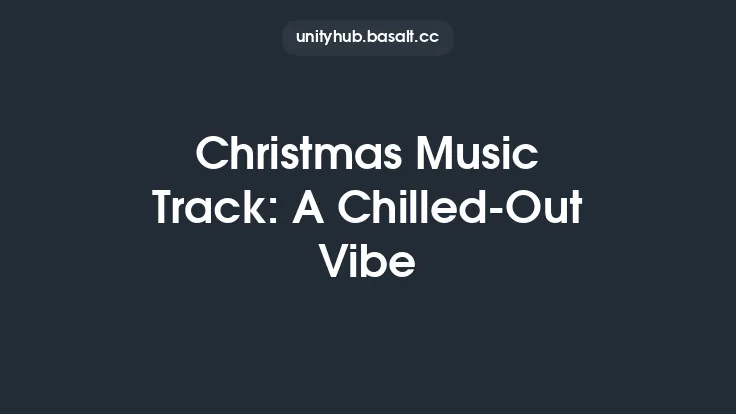 Christmas Music Track: A Chilled-Out Vibe Thumbnail
