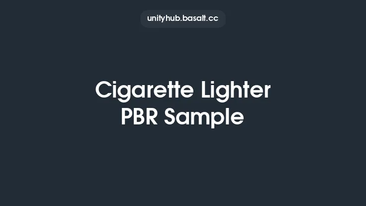 Cigarette Lighter PBR Sample Thumbnail