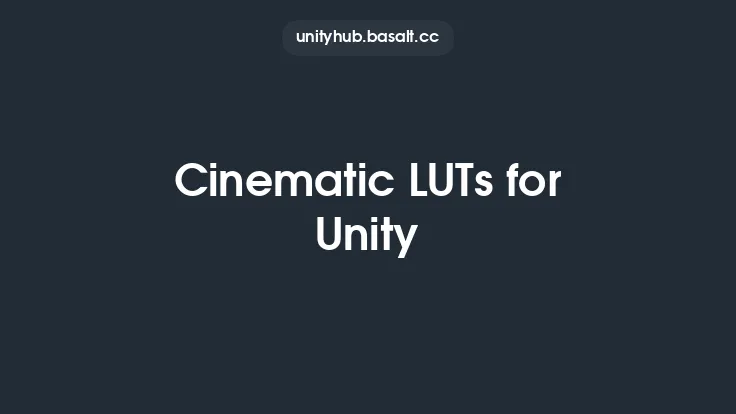 Cinematic LUTs for Unity Thumbnail