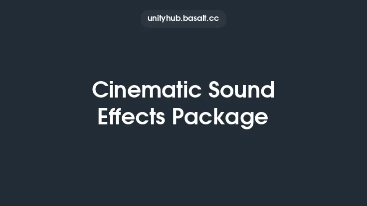 Cinematic Sound Effects Package Thumbnail