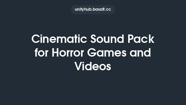 Cinematic Sound Pack for Horror Games and Videos Thumbnail