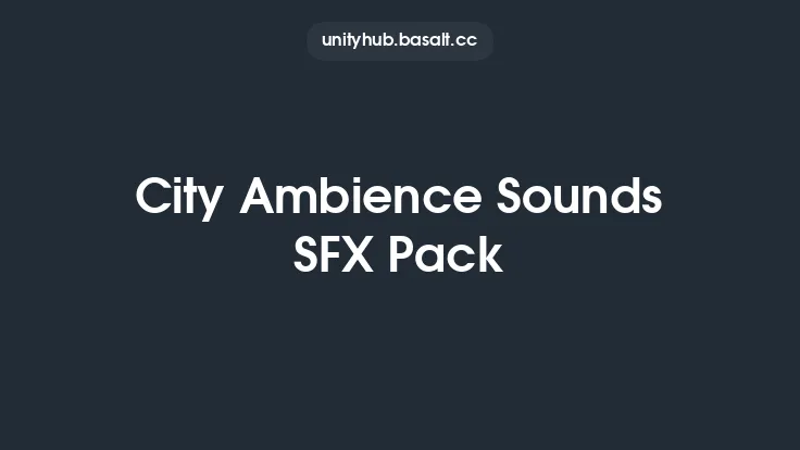 City Ambience Sounds SFX Pack Thumbnail