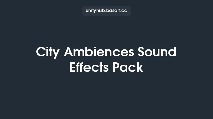 City Ambiences Sound Effects Pack Thumbnail
