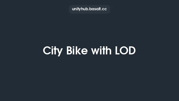 City Bike with LOD Thumbnail