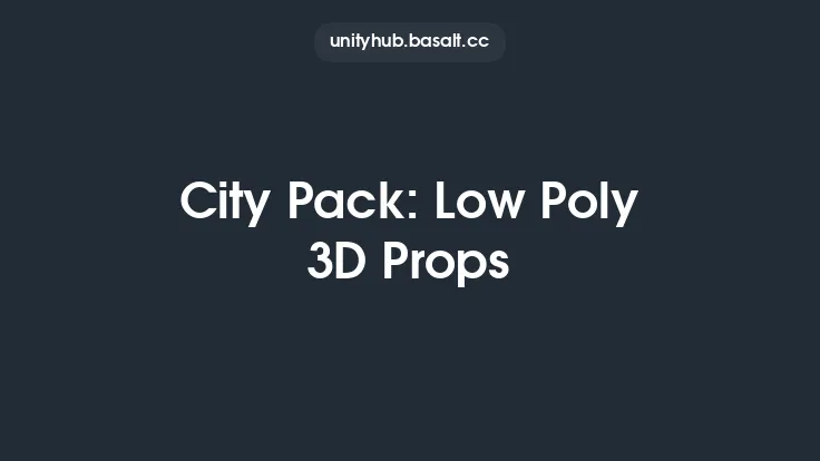 City Pack: Low Poly 3D Props Thumbnail