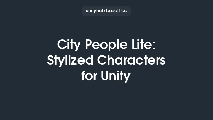 City People Lite: Stylized Characters for Unity Thumbnail