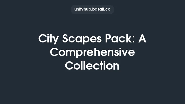 City Scapes Pack: A Comprehensive Collection Thumbnail