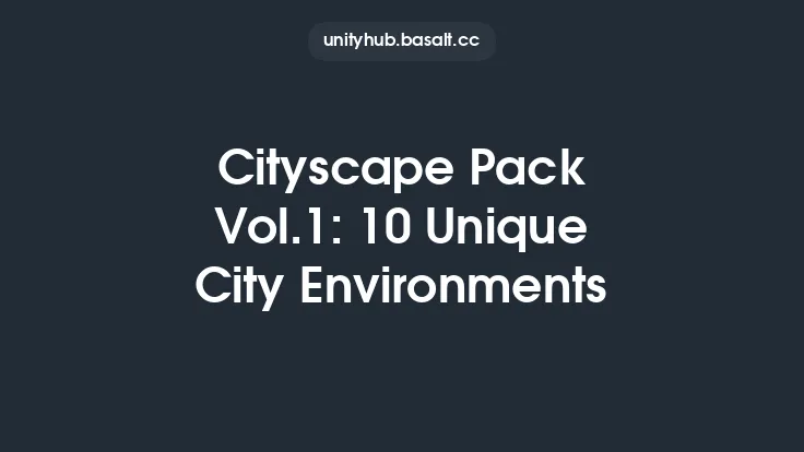 Cityscape Pack Vol.1: 10 Unique City Environments Thumbnail