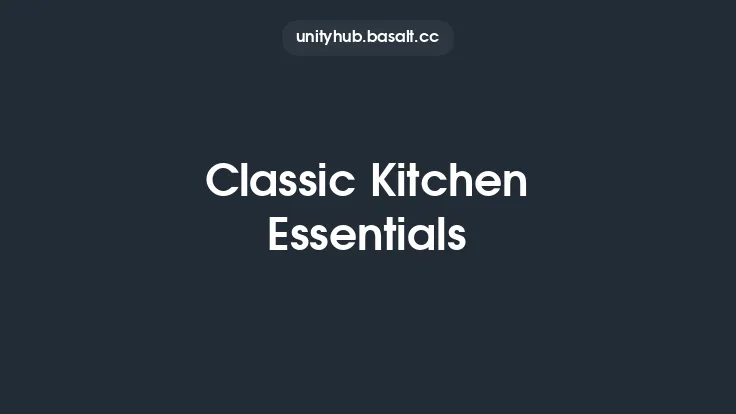 Classic Kitchen Essentials Thumbnail