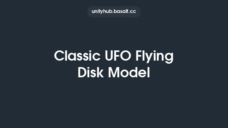 Classic UFO Flying Disk Model Thumbnail