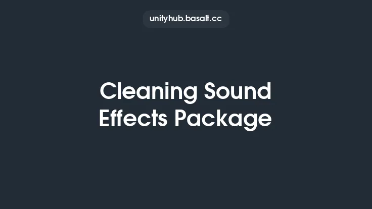 Cleaning Sound Effects Package Thumbnail