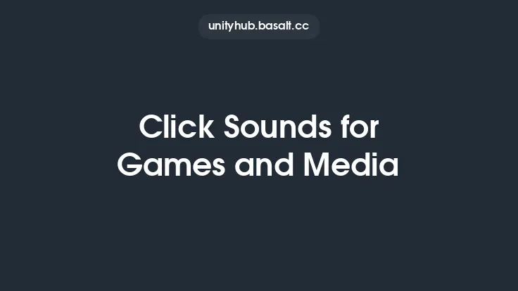Click Sounds for Games and Media Thumbnail