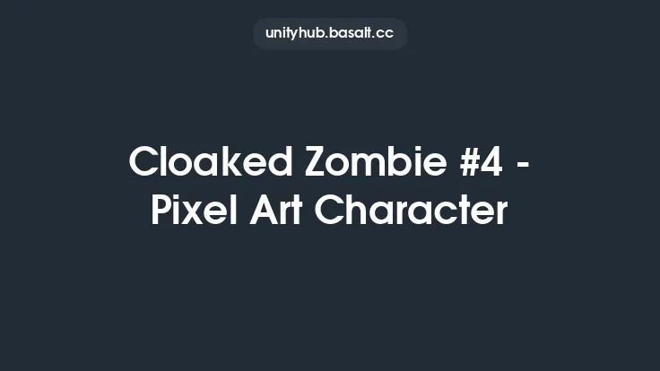 Cloaked Zombie #4 - Pixel Art Character Thumbnail
