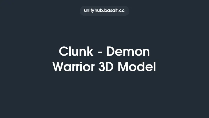 Clunk - Demon Warrior 3D Model Thumbnail