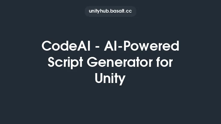 CodeAI - AI-Powered Script Generator for Unity Thumbnail