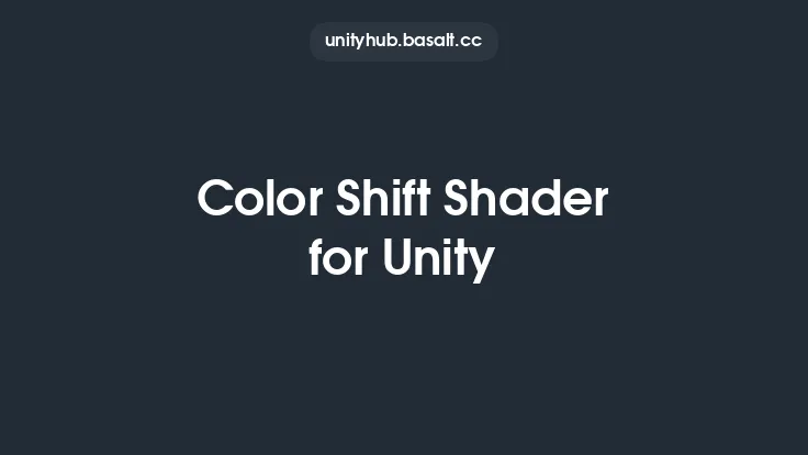 Color Shift Shader for Unity Thumbnail