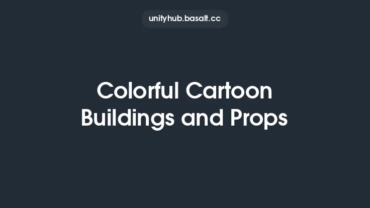 Colorful Cartoon Buildings and Props Thumbnail