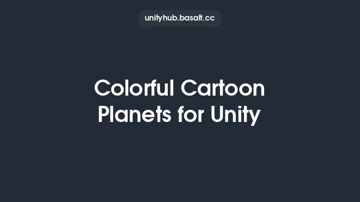 Colorful Cartoon Planets for Unity Thumbnail
