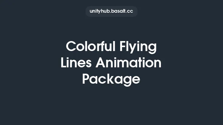 Colorful Flying Lines Animation Package Thumbnail