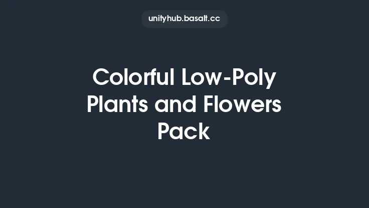 Colorful Low-Poly Plants and Flowers Pack Thumbnail