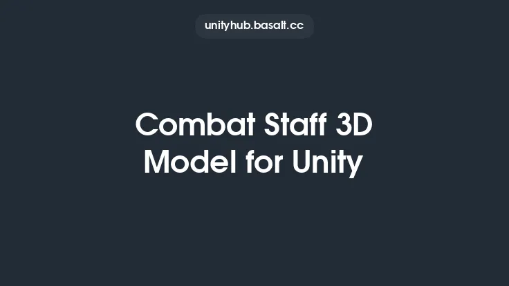 Combat Staff 3D Model for Unity Thumbnail