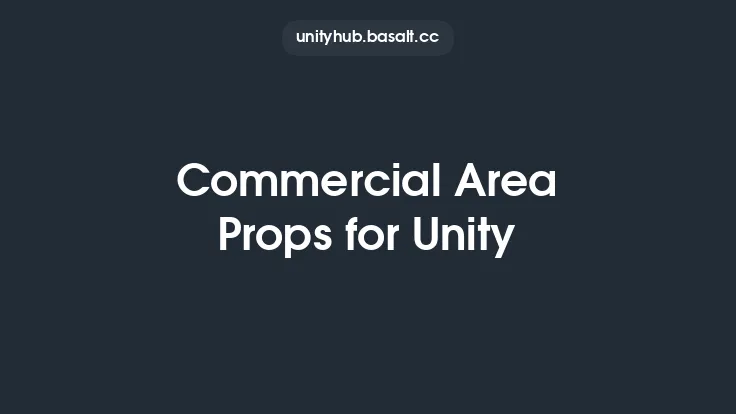 Commercial Area Props for Unity Thumbnail