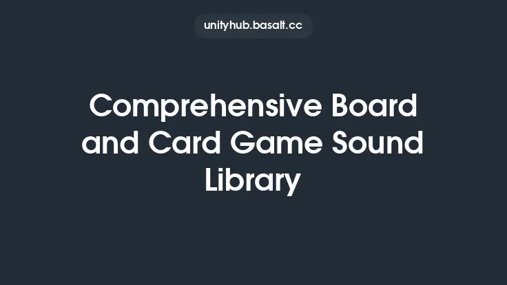 Comprehensive Board and Card Game Sound Library Thumbnail