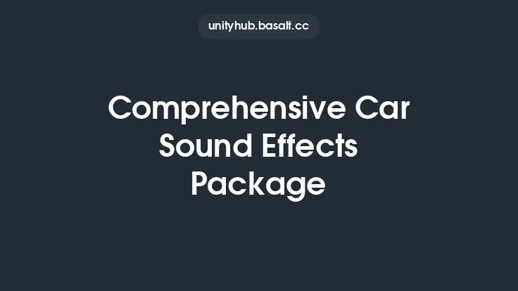 Comprehensive Car Sound Effects Package Thumbnail
