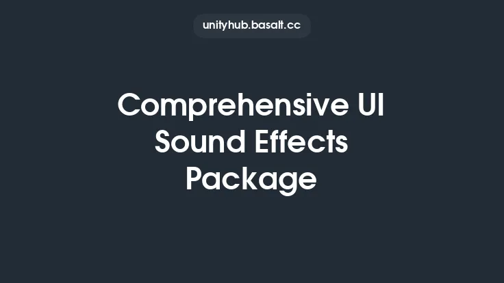 Comprehensive UI Sound Effects Package Thumbnail