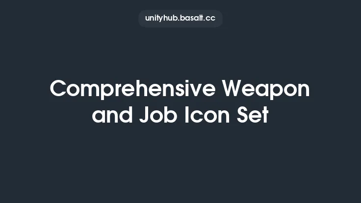 Comprehensive Weapon and Job Icon Set Thumbnail